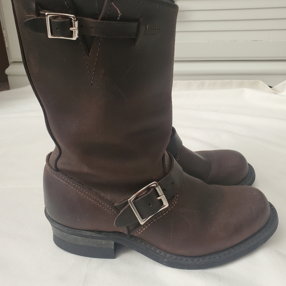Frye Women's Boots Short Brown Leather Size 7.5
